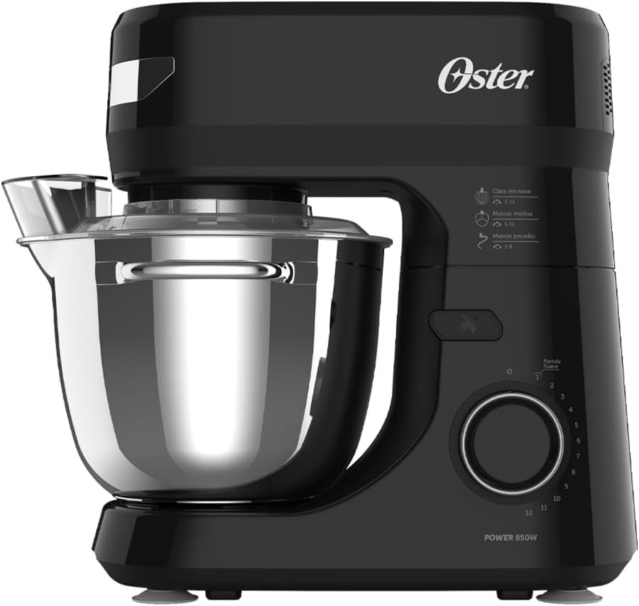 Batedeira Planetária Oster Inox 850W 127V