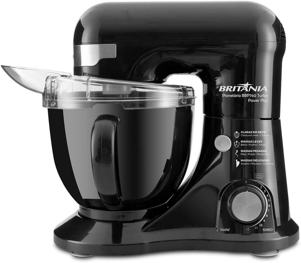 Batedeira Planetária Turbo Britânia 700W