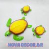Conjunto de Tartarugas Decorativas para Jardim
