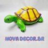 Enfeite de Tartaruga de Cerâmica para Jardim