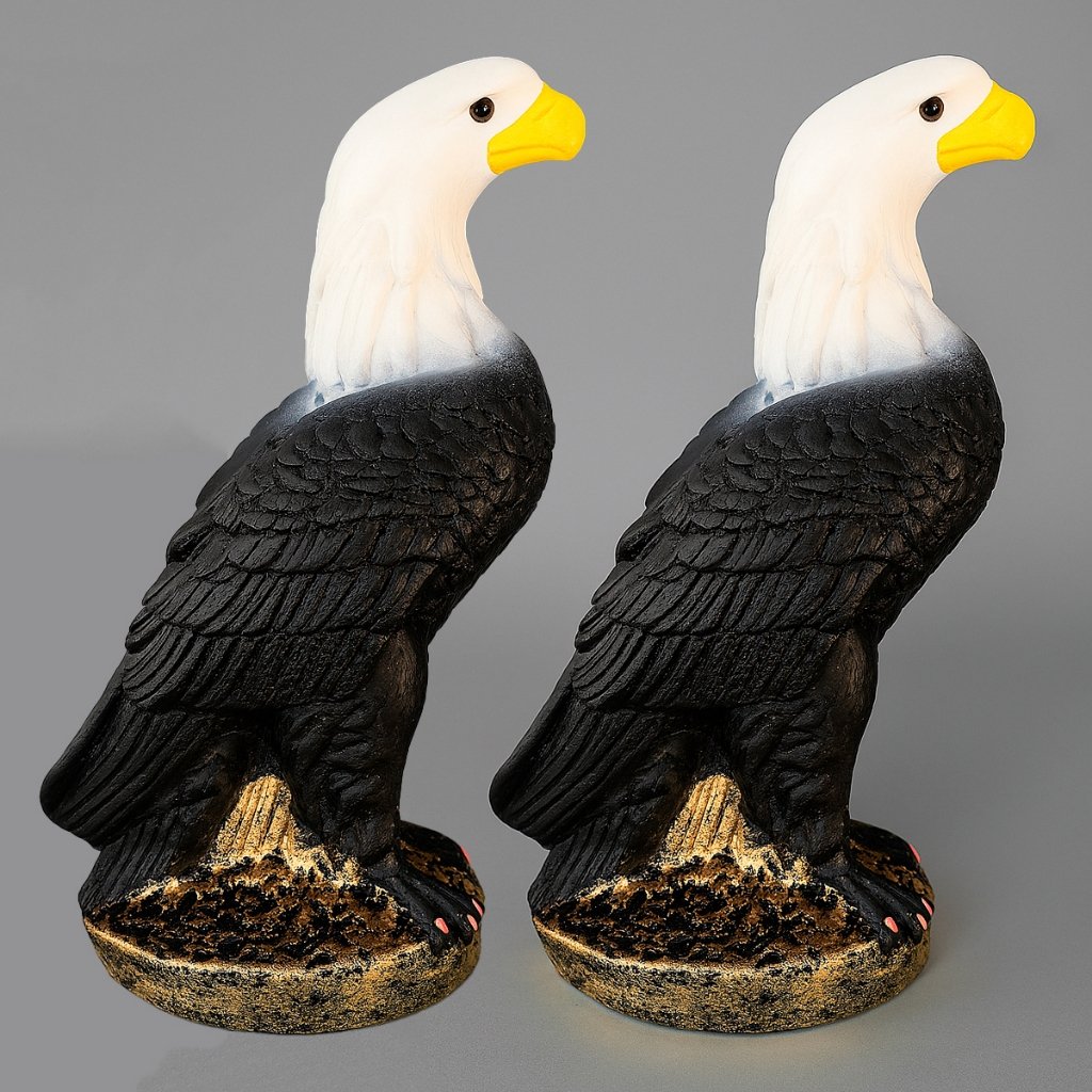 Estátua de Gavião para Decoração de Jardim