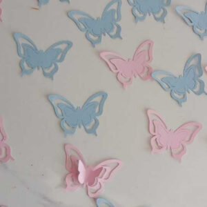 Kit Aplique Borboleta 3D para Jardim