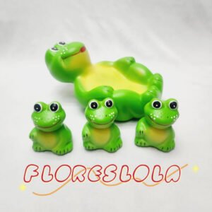 Kit com 4 Sapos Decorativos para Jardim