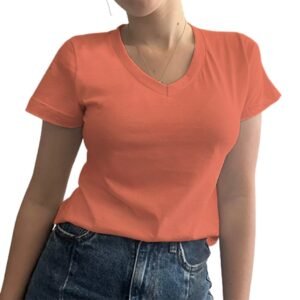 Kit de 5 Camisetas Básicas Femininas