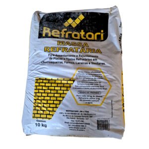 Massa Refratária Seca 10kg para Construção