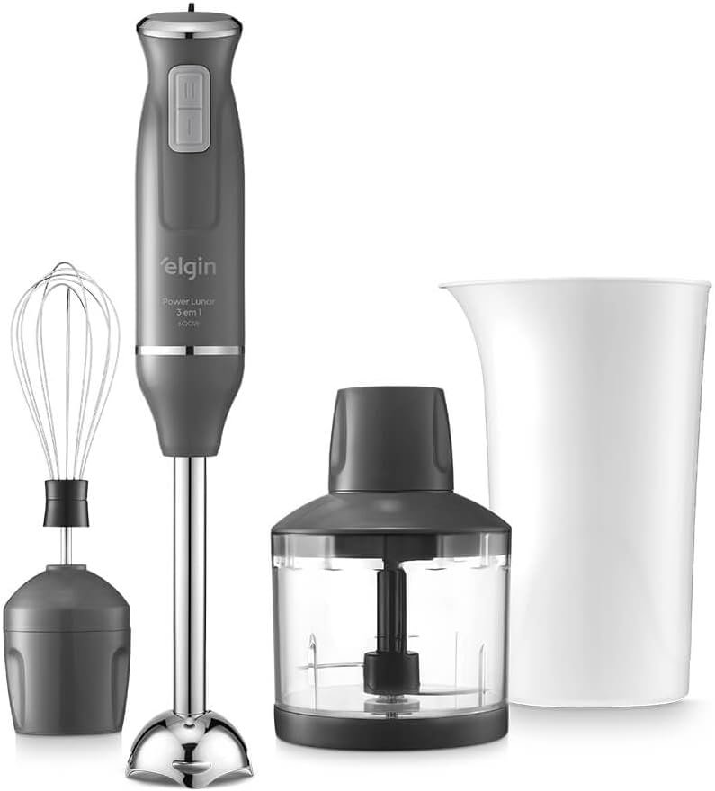 Mixer 3 em 1 Inox 600W Elgin Lunar
