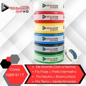 Rolo de Cabo Elétrico Flexível 2.5mm