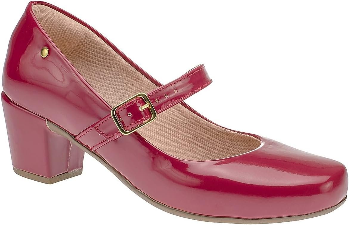 Sapato Feminino Boneca Conforto Baixo