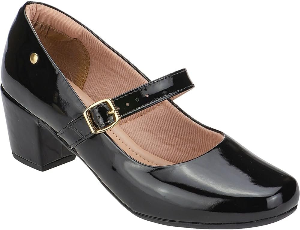 Sapato Feminino Salto Baixo Confortável