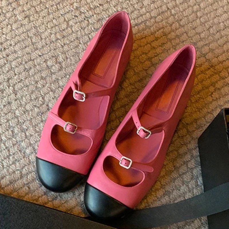 Sapatos femininos Mary Jane moda chic