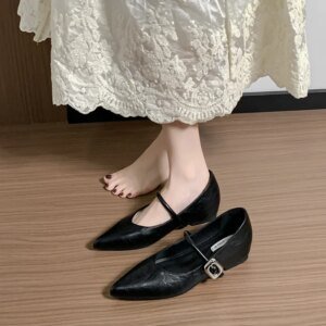 Sapatos Femininos Mary Janes Elegantes