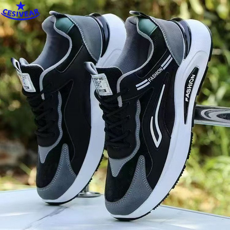 Sapatos Masculinos de Couro Respirável 2025