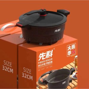 Xianke panela quente elétrica eletrônica Micro-pressão fogão Multi-função integrado fogão redondo pequeno fogão elétrico